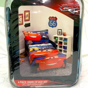 Toddler bed CARS theme, bed set